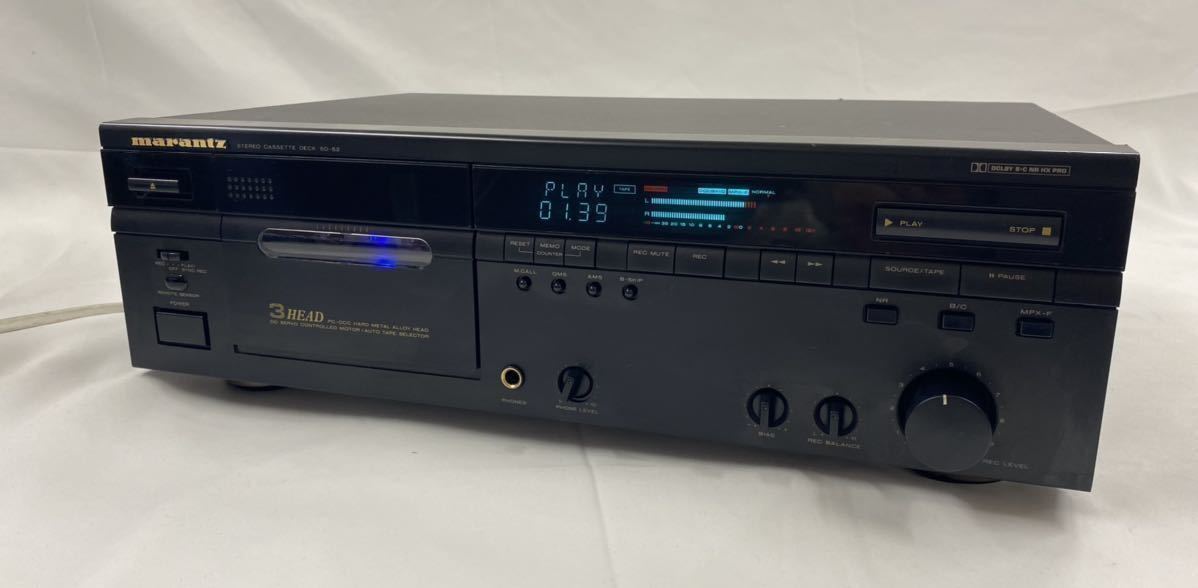 marantz マランツ カセットデッキ SD-62F リモコン付