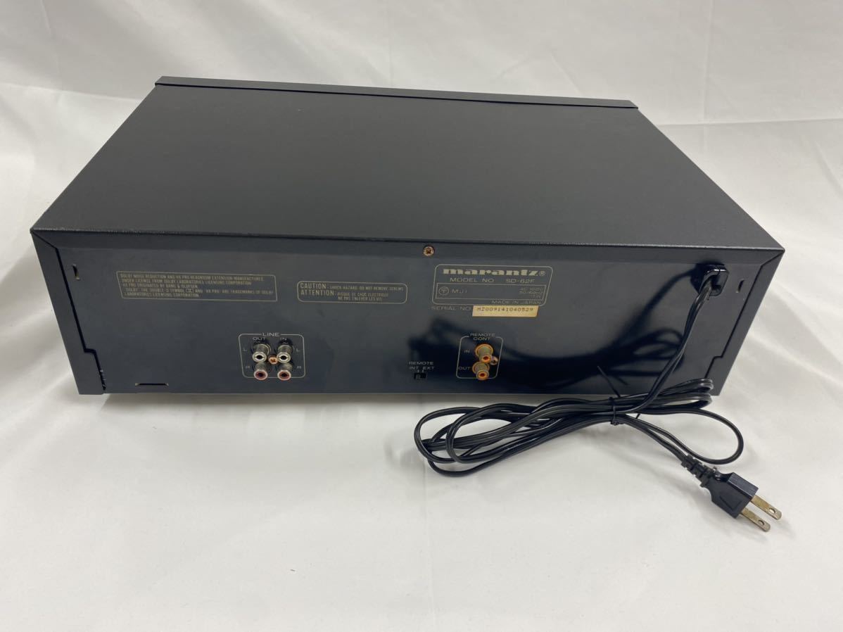 marantz マランツ カセットデッキ SD-62F リモコン付