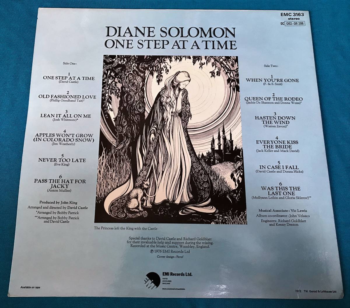 LP●Diane Solomon / One Step At A Time UKオリジナル盤EMC3163_画像2