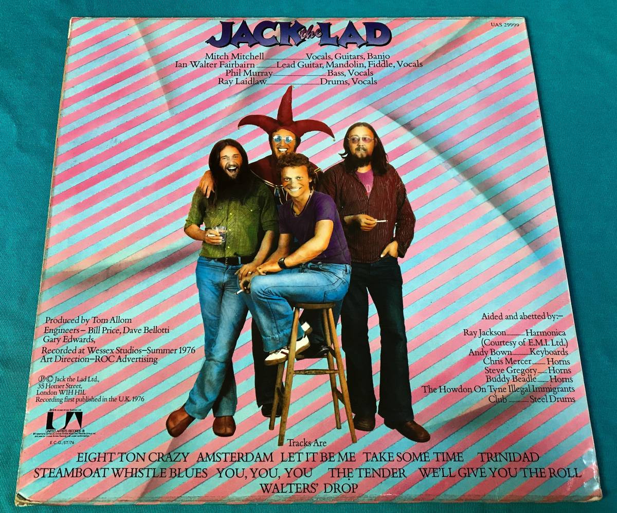 LP●Jack The Lad / Jackpot UKオリジナル盤UAS29999 英国フォーク・ロック_画像2