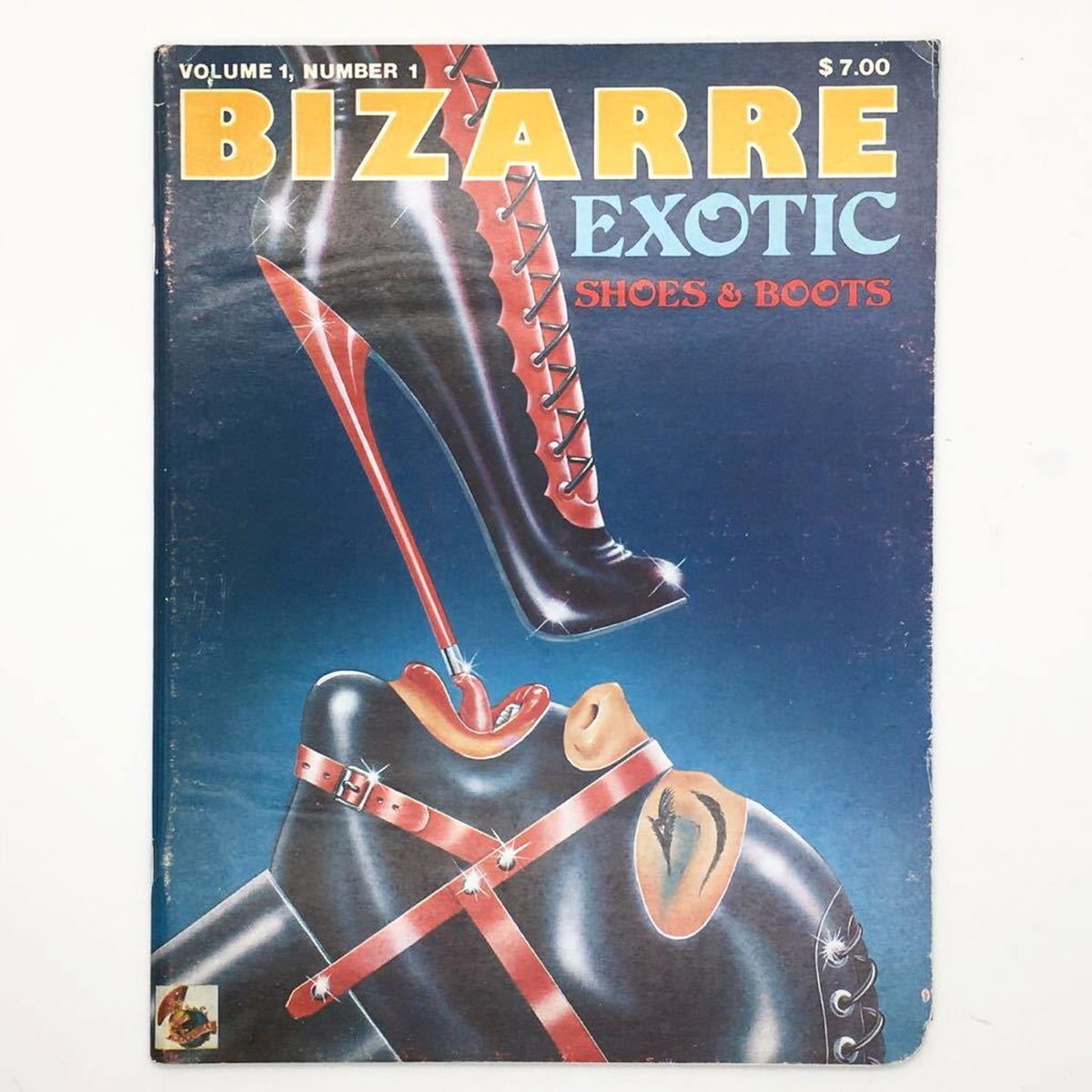 【洋書】雑誌「BIZARRE EXOTIC SHOES&BOOTS Vol.1 No.1」　1980　アメリカボンデージ　フェティッシュ　エロシティズム　CENTURIAN b7yn9