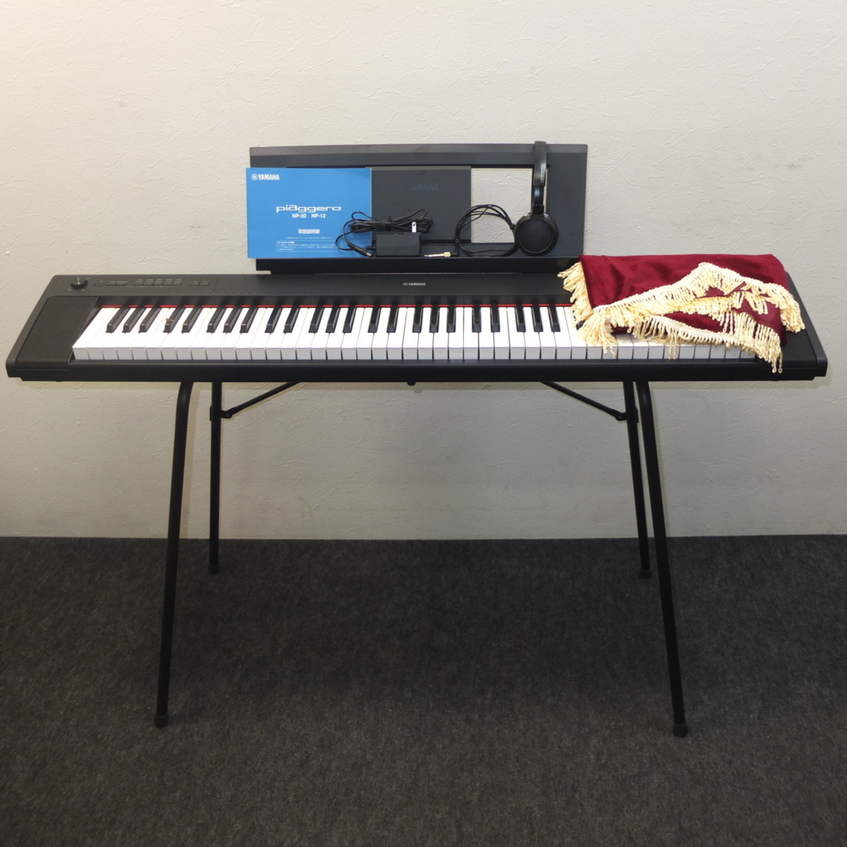美品 YAMAHA ヤマハ NP-32B 電子キーボード piaggero 2020年製