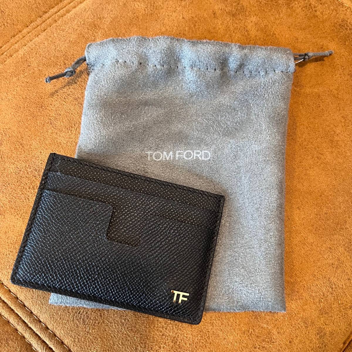 TOM FORD】カードケース マネークリップ 箱、保存袋付属 black黒