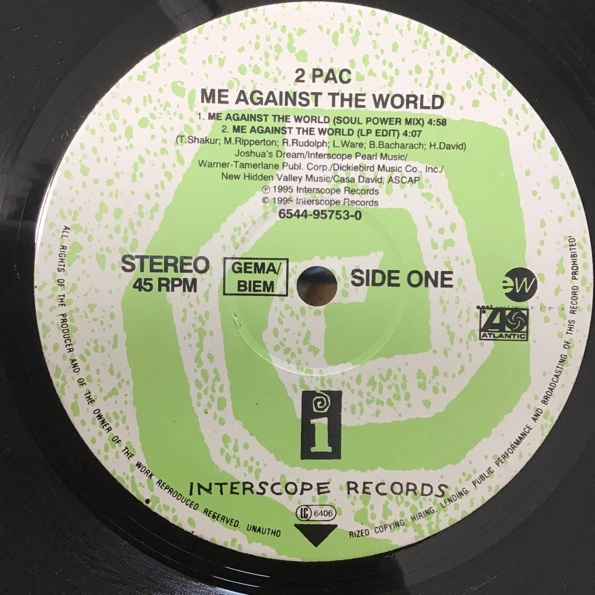 2Pac ‎– Me Against The World 2LP オリジナル盤 【SALE／98%OFF】