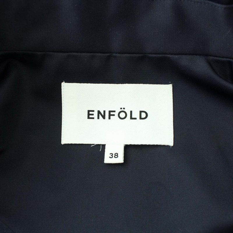 エンフォルド ENFOLD 21SS ヘビーサテンベンチコート ジャケット