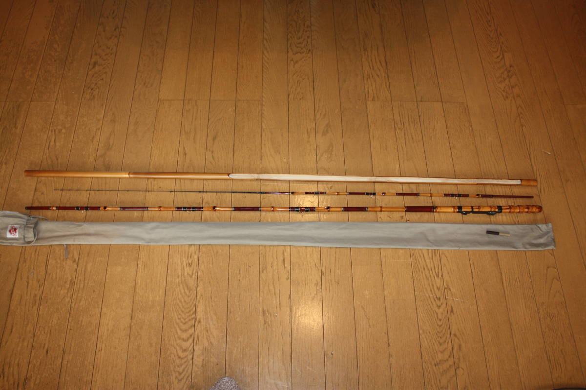 極美・完品 サクラ社 ヘチ用和竿 江戸川竜 2.54m 穂鞘・袋・口栓付 和 極美・完品 サクラ社 ヘチ用和竿 江戸川竜 2.54m 穂鞘・袋・口栓付 和