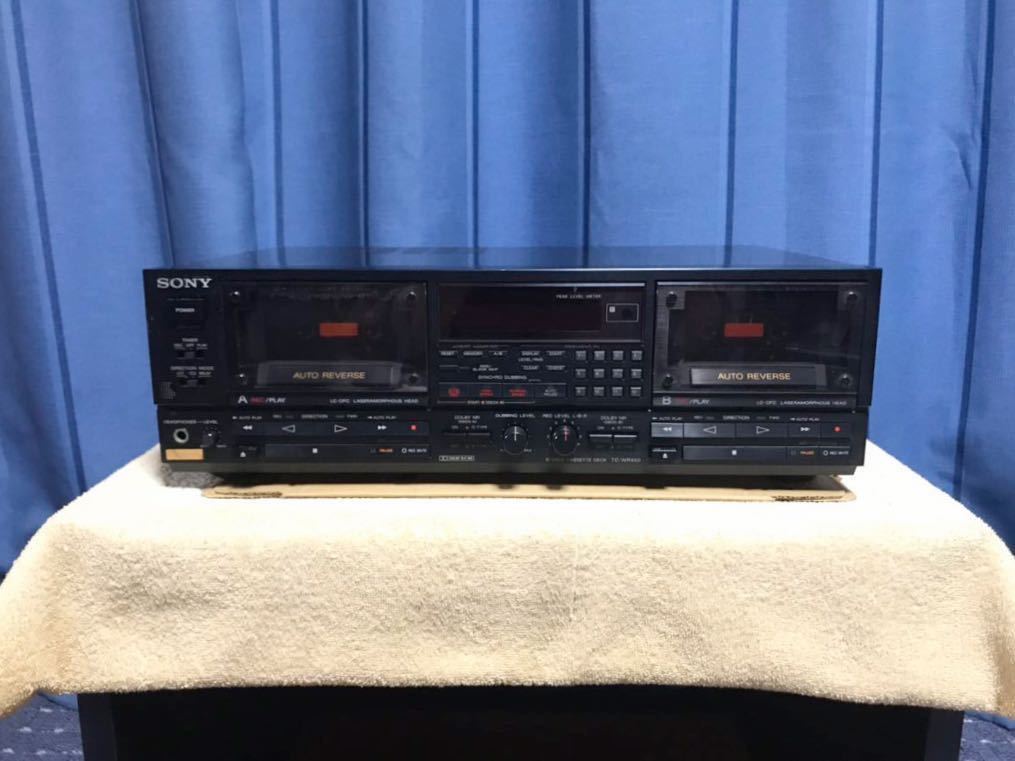 SONY ダブルカセットデッキ　TC-WR950