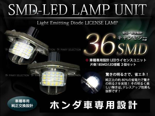 new！高輝度 LED ライセンス ランプ ユニット ナンバー灯 ☆純白光☆スーパークリア拡散レンズ・JA4/JA5 トゥデイ_画像1