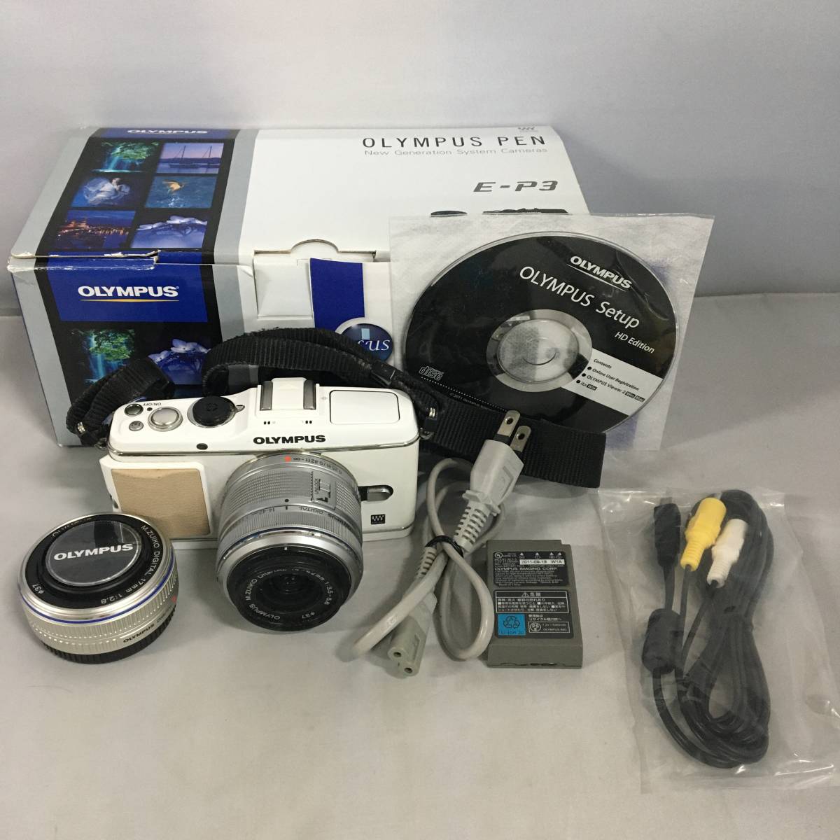 ○オリンパス OLYMPUS PEN E-P3 ダブルレンズキット ミラーレス 一眼