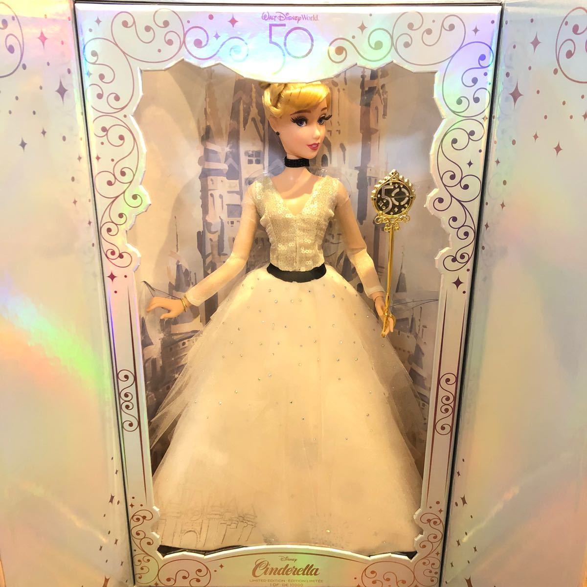 冬の華 シンデレラ ドール ディズニーワールド 50周年 リミテッド 限定