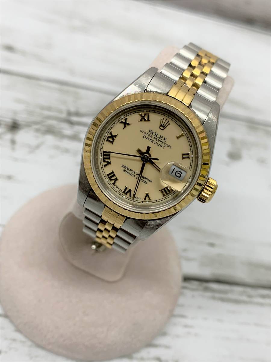 ROLEXロレックス デイトジャスト ローマン N番 レディース ジャンク