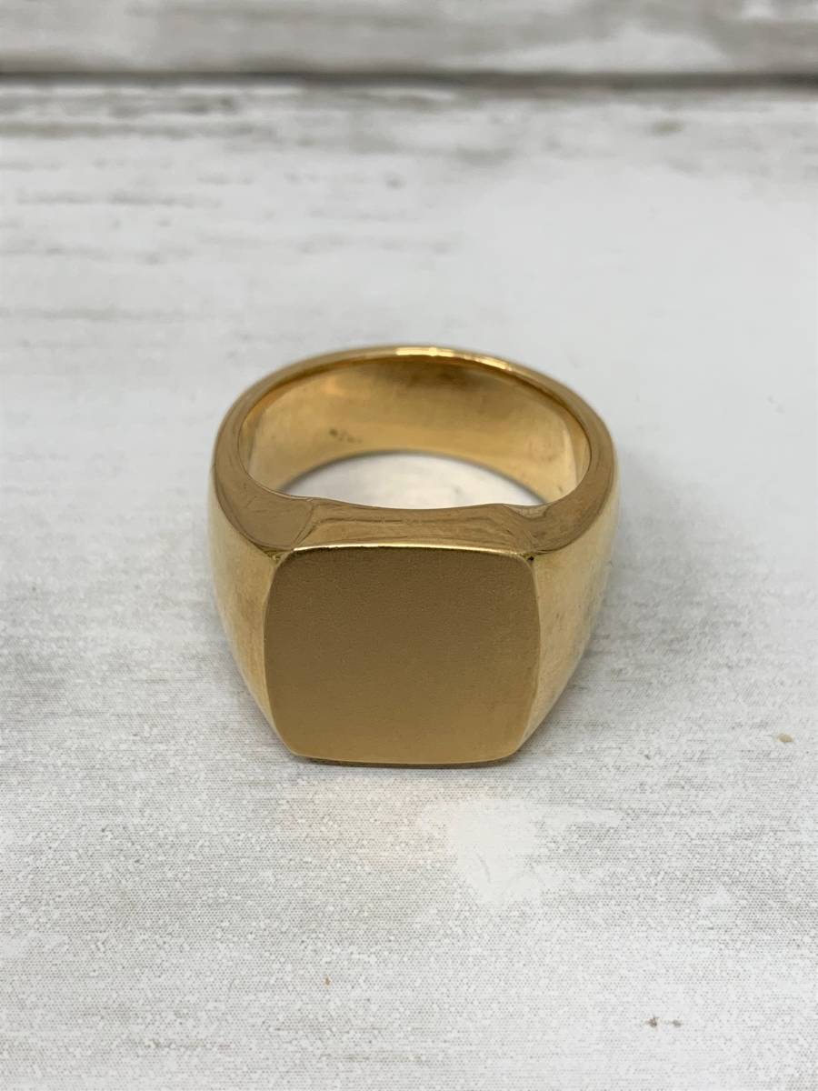 43％割引使い勝手の良い K18 印台リング指輪 #21 21号 31.7gゴールド 大きいサイズ メンズ 投資 店舗受取り可 指輪  メンズアクセサリー アクセサリー、時計-WWW.BONDICONSTRUCTION.COM