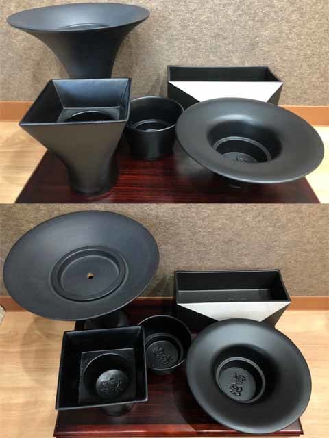 池坊/いけばなの根源 立花・生花入門カリキュラム 指定花器他おまとめ