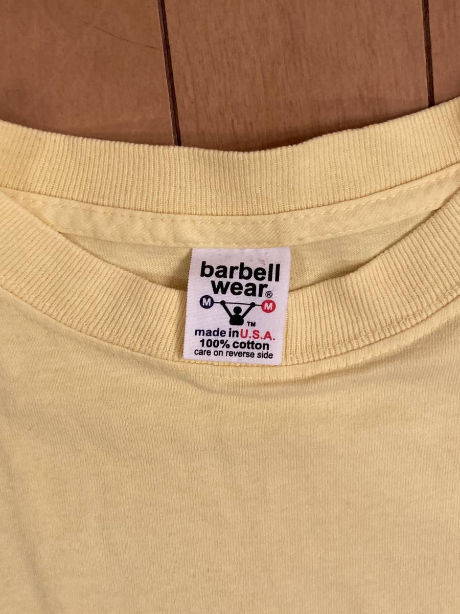 barbell wear 半袖Tシャツ USA製