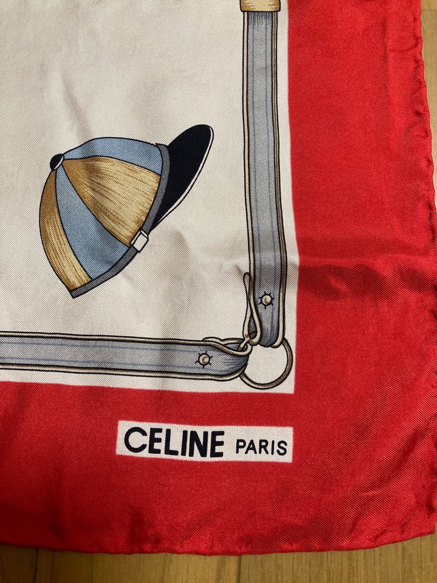 CELINE　セリーヌ　シルクスカーフ