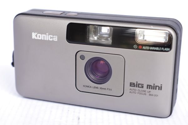 日本限定 BIG コニカ ★実用美品★KONICA MINI #0437 F3.5 35mm コンパクトカメラ