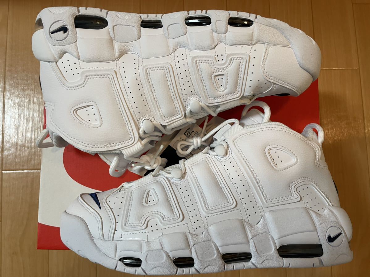 27cm NIKE AIR MORE UPTEMPO'96 White/Midnight Navy ナイキ
