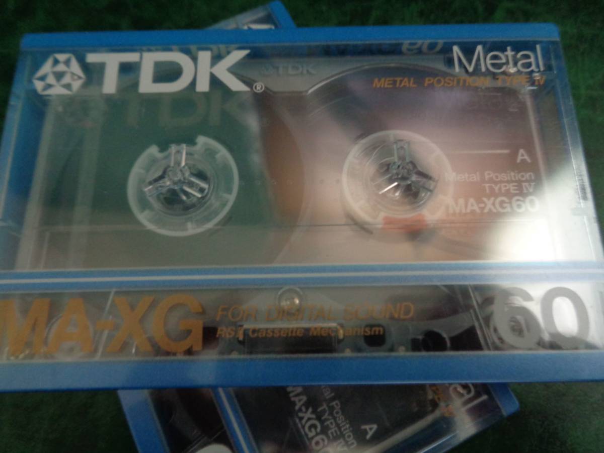 希少 未開封 カセットテープ TDK MA-XG60 メタルポジション TYPE-IV 3本