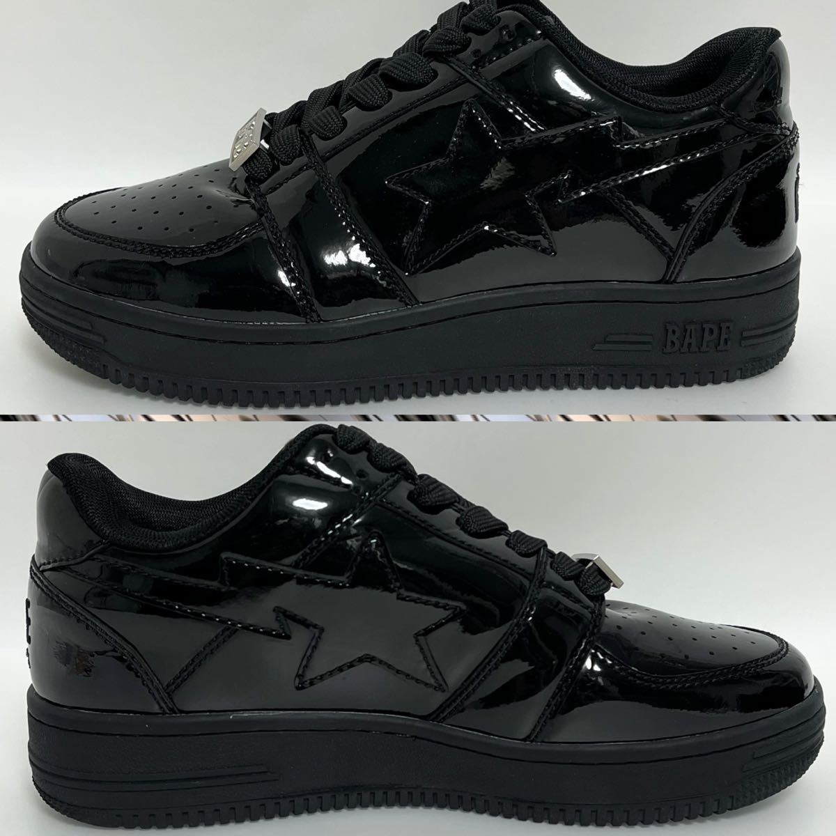 Ape ア ベイシング エイプ Bape Sta Low Patent Black Ape ア ベイシング エイプ Bape Sta Low Patent Black