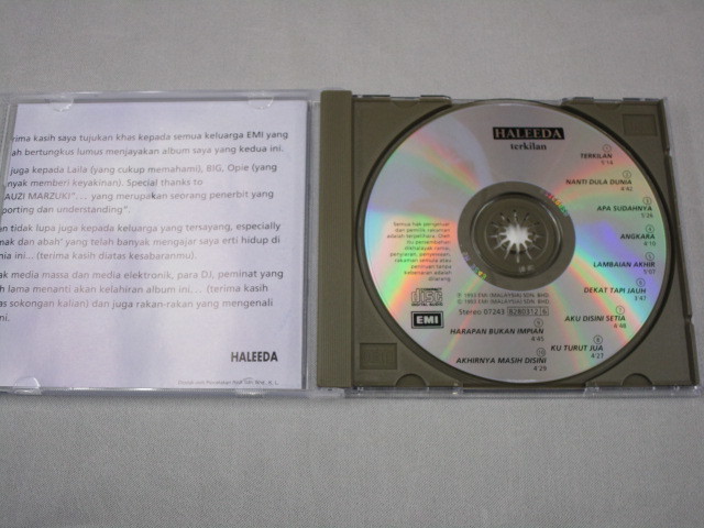 【CD】 HALEEDA / TERKILAN_画像2