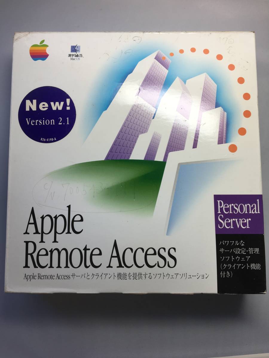 l[ Junk ]Apple Remote Access personal сервер дискета manual и т.п. комплект 