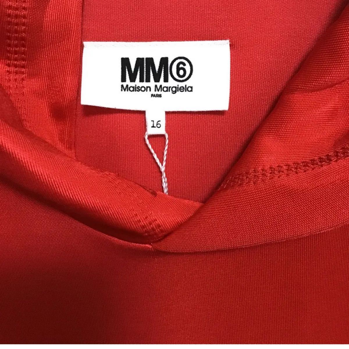 品質保証限定SALE MM6 ロゴフーディー レッド マルジェラ 新品未使用