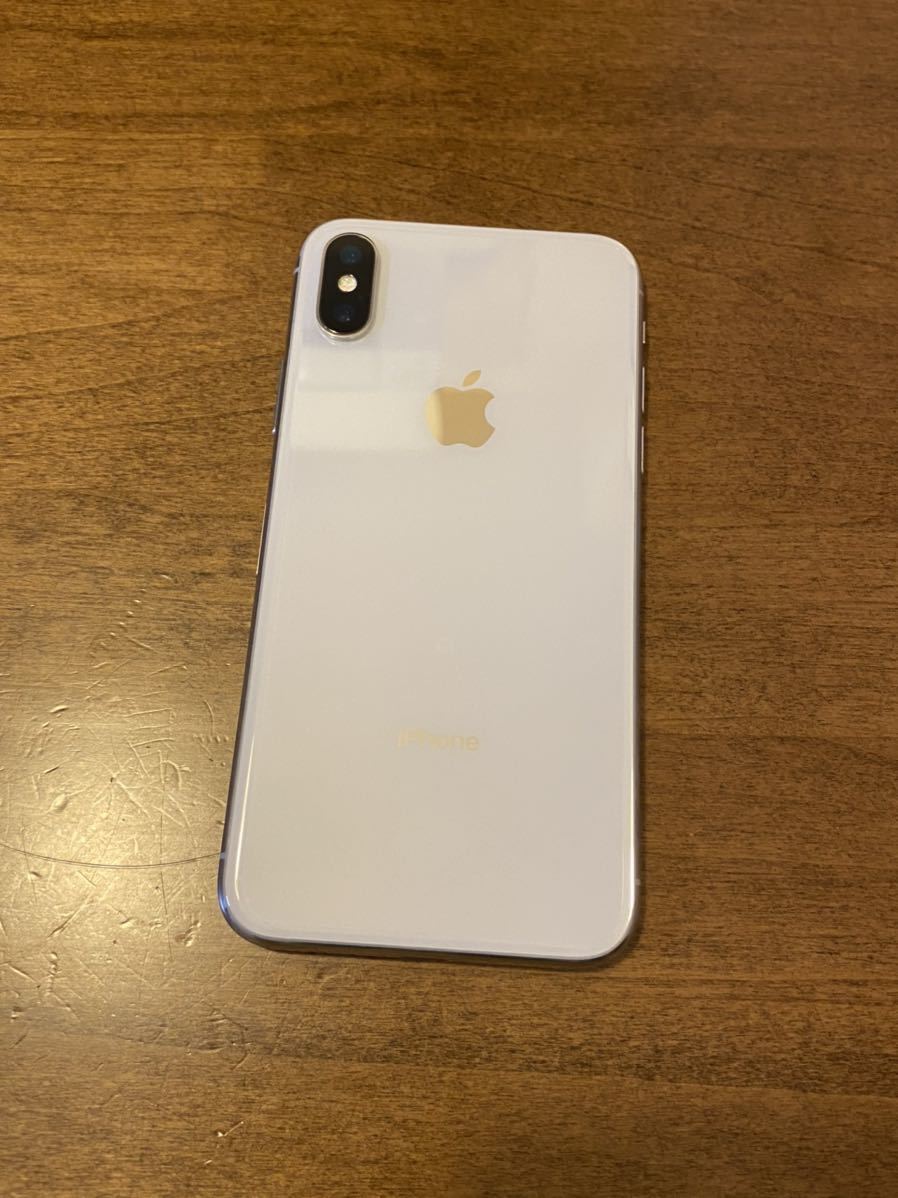 iPhone X Silver 256GB SIMフリー 訳あり