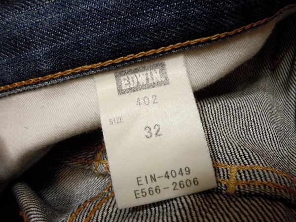 q29* сделано в Японии Edwin 402*W32 б/у одежда цвет .. джинсы * Denim брюки быстрое решение *