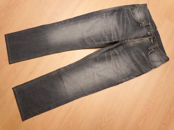 q73* сделано в Японии Lee LM0801 черный джинсы *W32 б/у обработка черный Denim * быстрое решение *