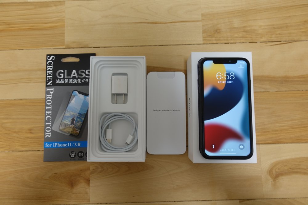 Apple iPhone11 128GB ブラック SIMフリー バッテリー91% www