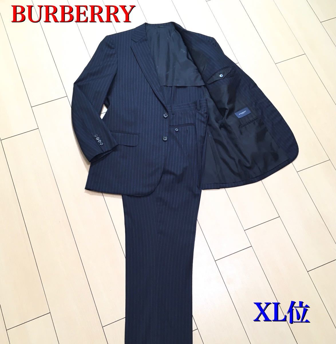 美品 BURBERRY バーバリーロンドン スーツ セットアップ 2B 春夏-