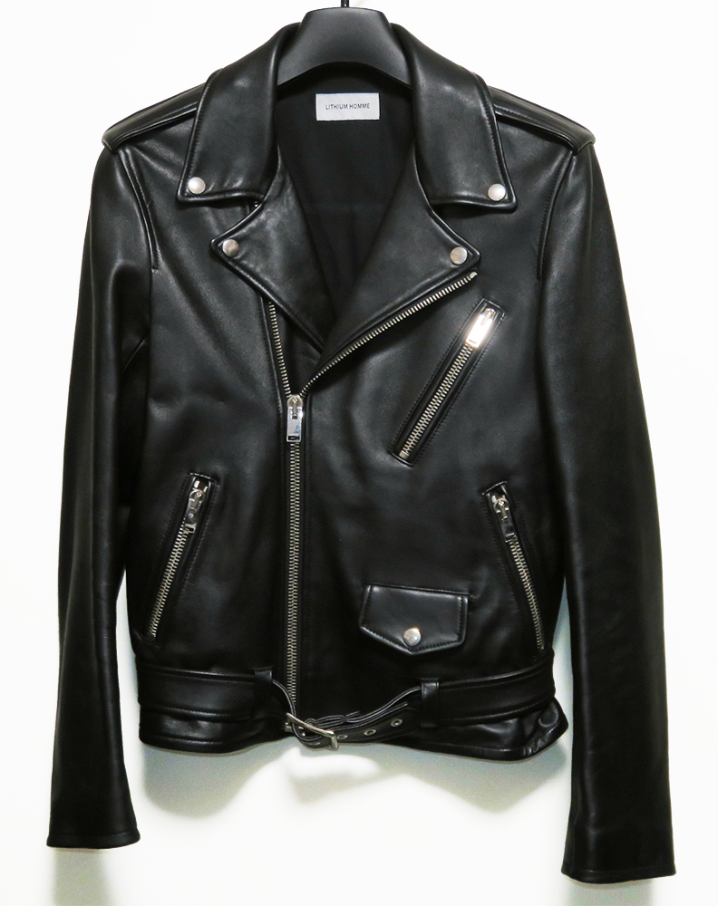 LITHIUM HOMME ram leather double rider's jacket 44 B goods regular price 125,000 jpy present goods LH22-0226 lithium Homme 