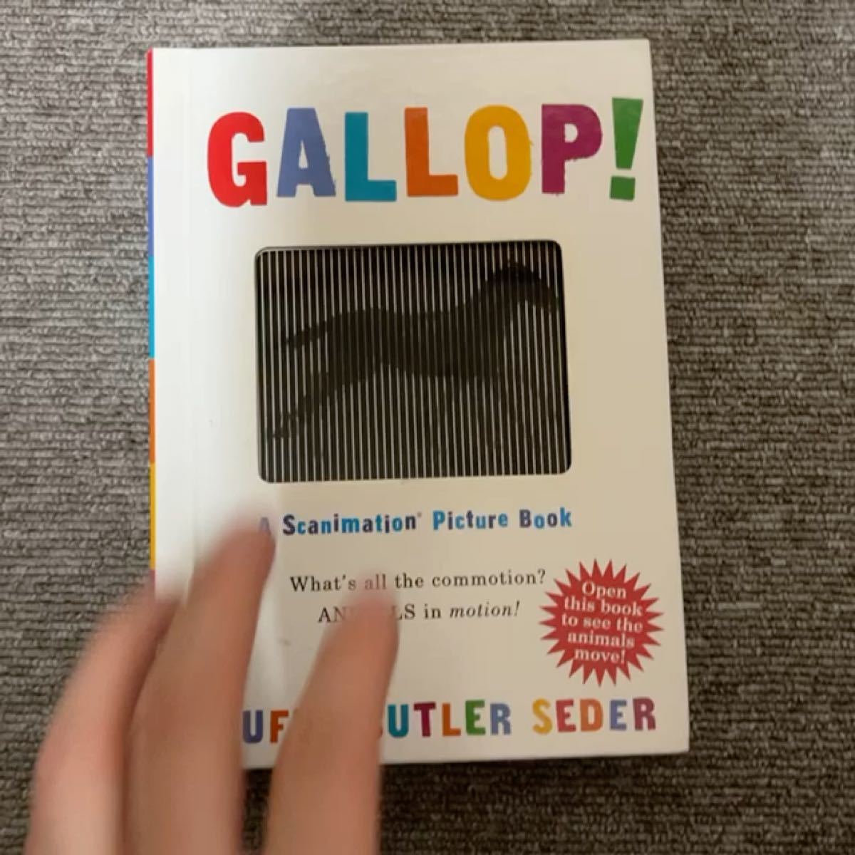 GALLOP 英語の動く動物の本