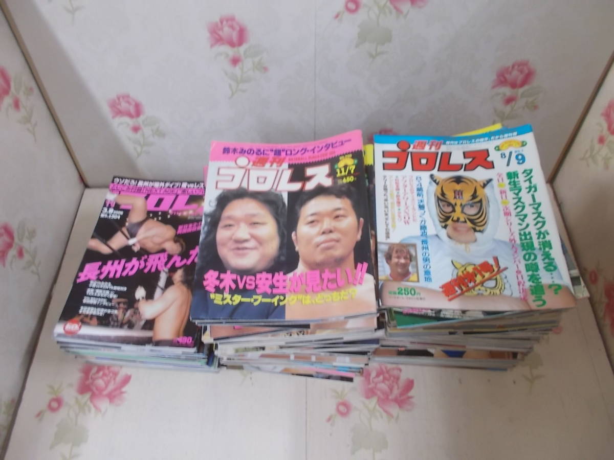 9◎△/大量!! 雑誌/週刊プロレス 450冊以上 1983年 No.1 創刊～2013年 No.1671 抜けあり不揃/昭和プロレス_画像9