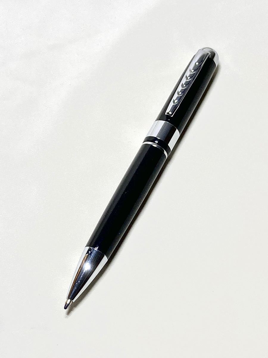 未使用品　メタルツイストボールペン　シルバー＆ブラック　ビジネス　高級筆記具　(355)_画像3