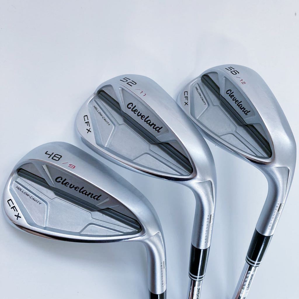 クリーブランド CFX ウェッジ 48° 52° 56° 3本セットDynamic Gold 115