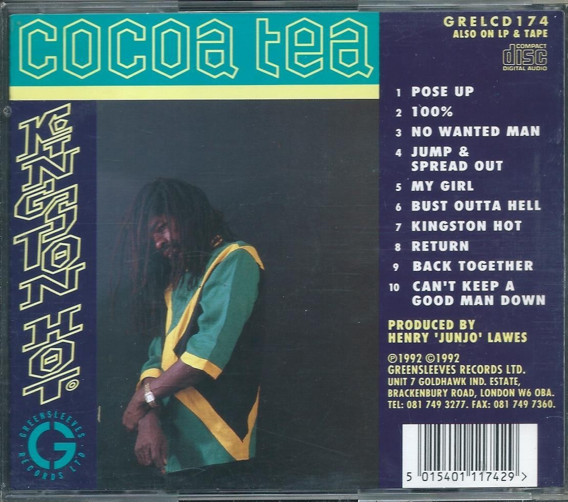 ■Cocoa Tea - Kingston Hot★Greensleeves★Ｋ６_画像2