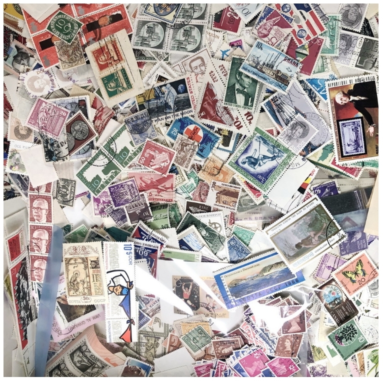 ★世界切手, ヨーロッパ 古い切手 1000枚　使用済切手-大型切手, 記念切手含む-AA10_画像5