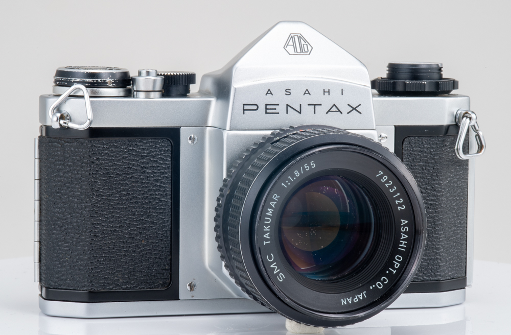 送料無料 フィルムカメラ 標準レンズセット　＃7 55mm F1.8 Takumar +SMC- 35mm SV Pentax ペンタックス