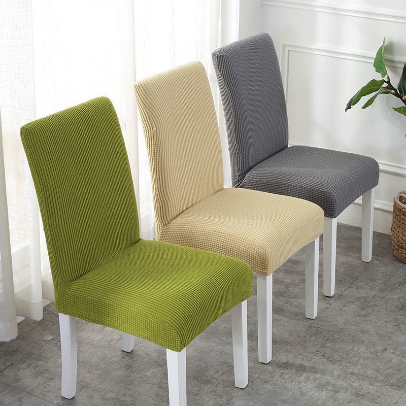 椅子チェアカバー 伸縮素材 ストレッチ 家庭 ホテル用 グリーン 2枚セット_画像10