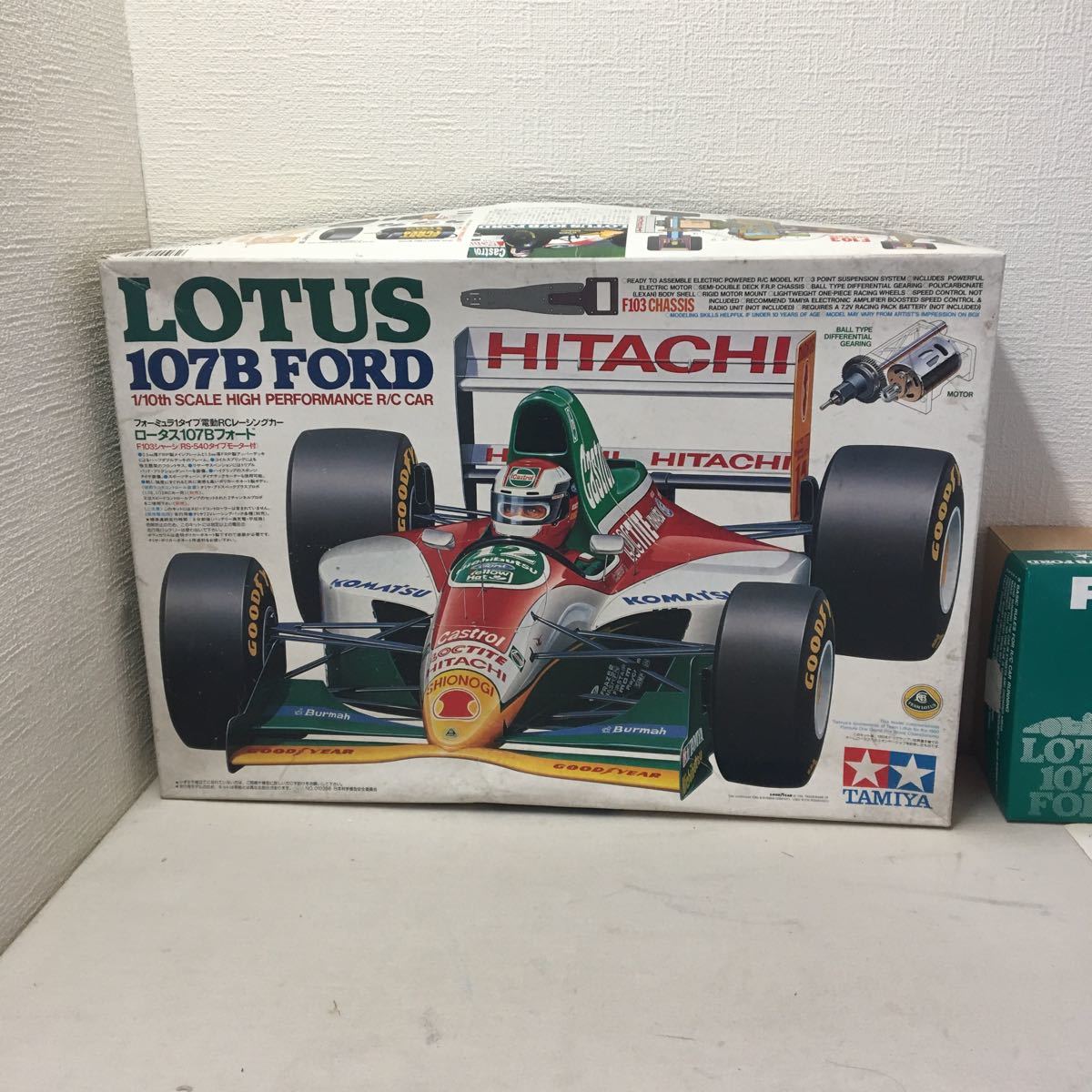 信頼】 タミヤ ロータス107Bフォード 完成品 箱付 ジャンク fawe.org
