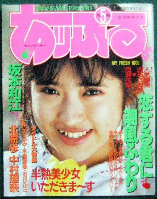 あっぷるず 1989年5月号 坂本和江 北原歩 中村理奈 投稿写真増刊号 www