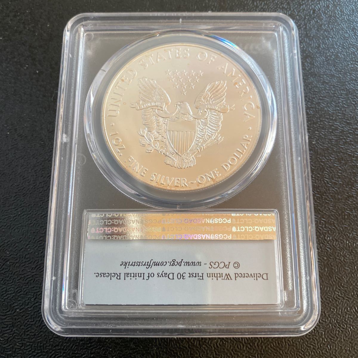 銀貨 99.9% 純銀 シルバー イーグル 銀貨 PCGS 鑑定済み 1オンス