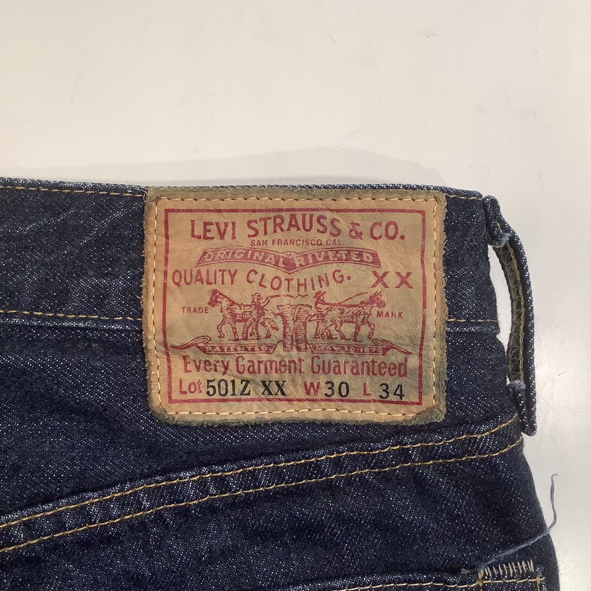 Levi''s リーバイス Vintage Clothing ビンテージクロージング 50154-0033 501ZXX ビッグE 54年復刻 パンツ インディゴ 30インチ 551990_画像6