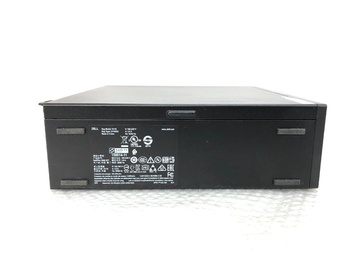 DELL】OPTIPLEX 3050 SFF Core i7-6700 3.40GHz メモリ16GB DELL】OPTIPLEX 3050 SFF Core i7-6700 3.40GHz メモリ16GB