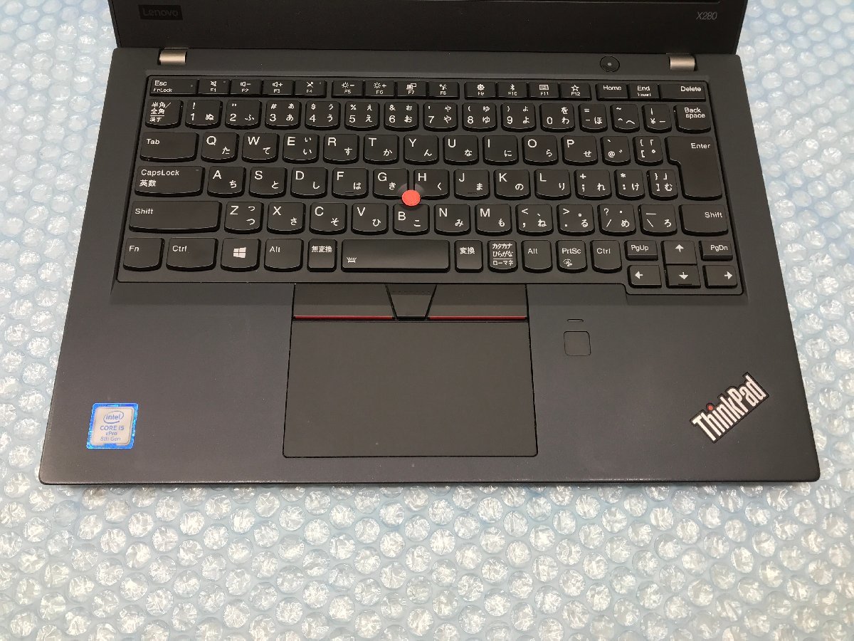 Lenovo】ThinkPad X280 20KES6FT01 Core i5-8350U メモリ8GB SSD256GB