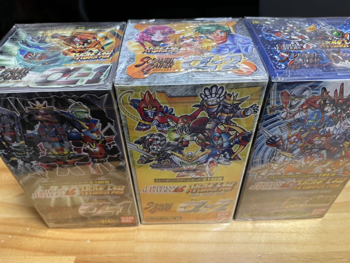 スーパーロボット大戦スクランブルギャザー 未開封BOXセット スーパーロボット大戦スクランブルギャザー 未開封BOXセット