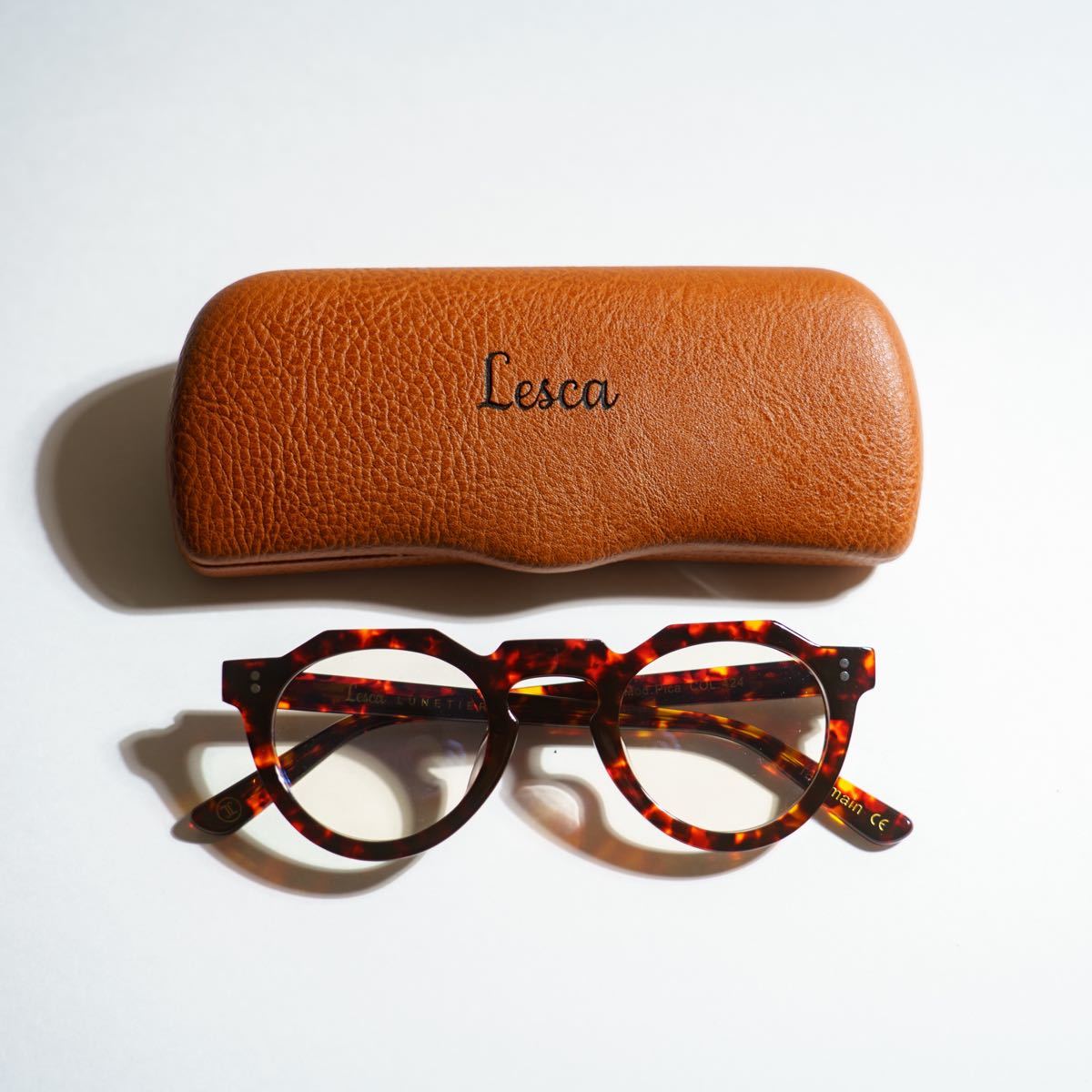女性が喜ぶ♪ Lesca レスカ サングラス PICA クラウンパント 鼈甲眼鏡