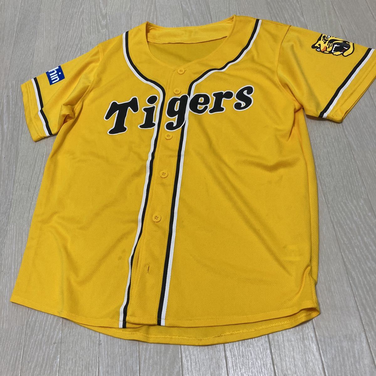 ヤフオク! - 阪神タイガース ユニフォーム ミズノ 半袖 黄色 ジョーシ...