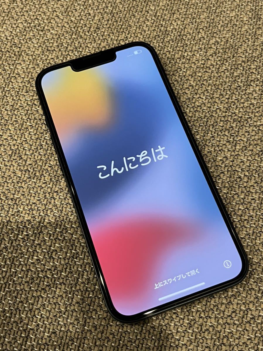 ☆美品☆Apple iPhone 13 256GB ミッドナイト SIMフリー バッテリー100